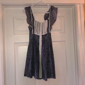 Navy Dot Dress from LF